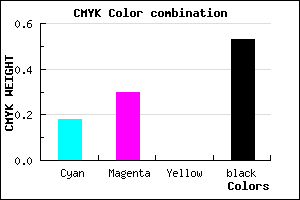 #635478 color CMYK mixer