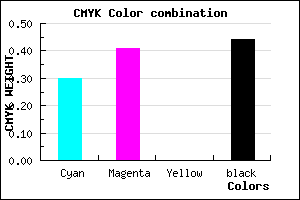 #63548E color CMYK mixer