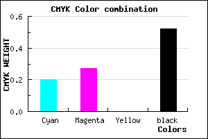 #635A7B color CMYK mixer